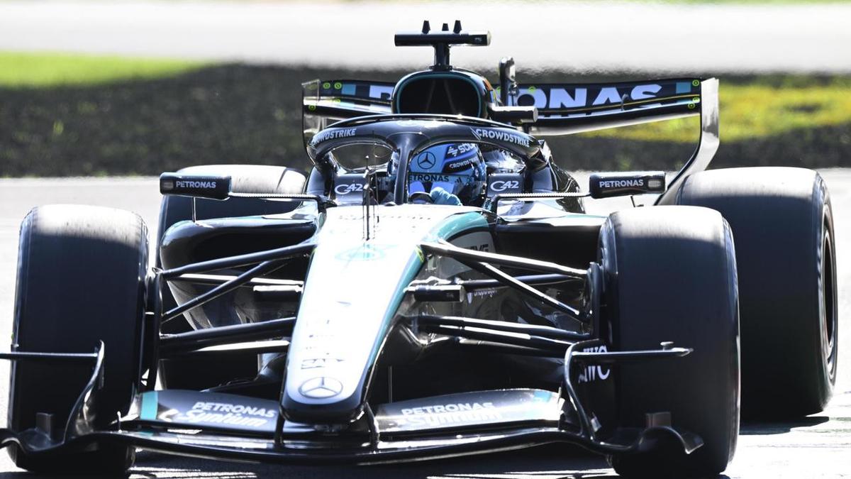 Russell hits back in Italian Grand Prix practice