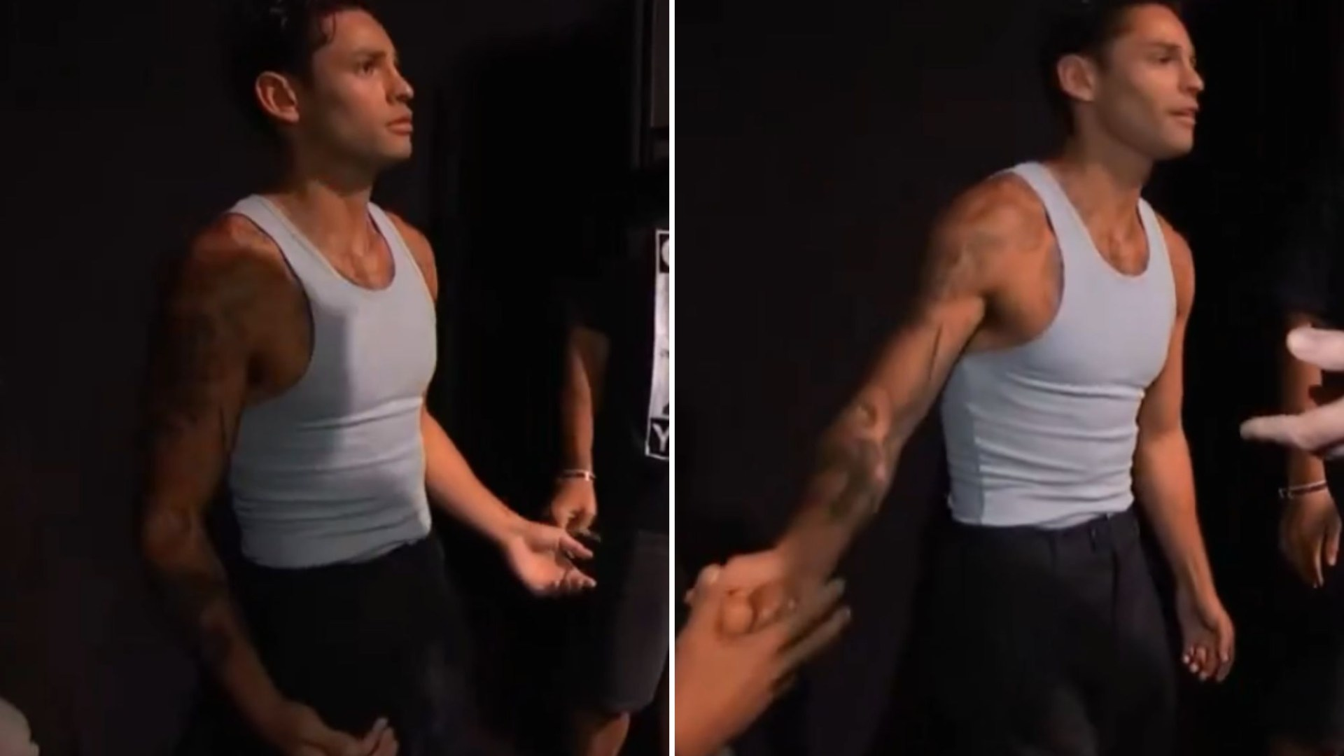 Ryan Garcia gets caught by security with EGG in his pocket in dig at Conor Benn’s infamous failed drug test