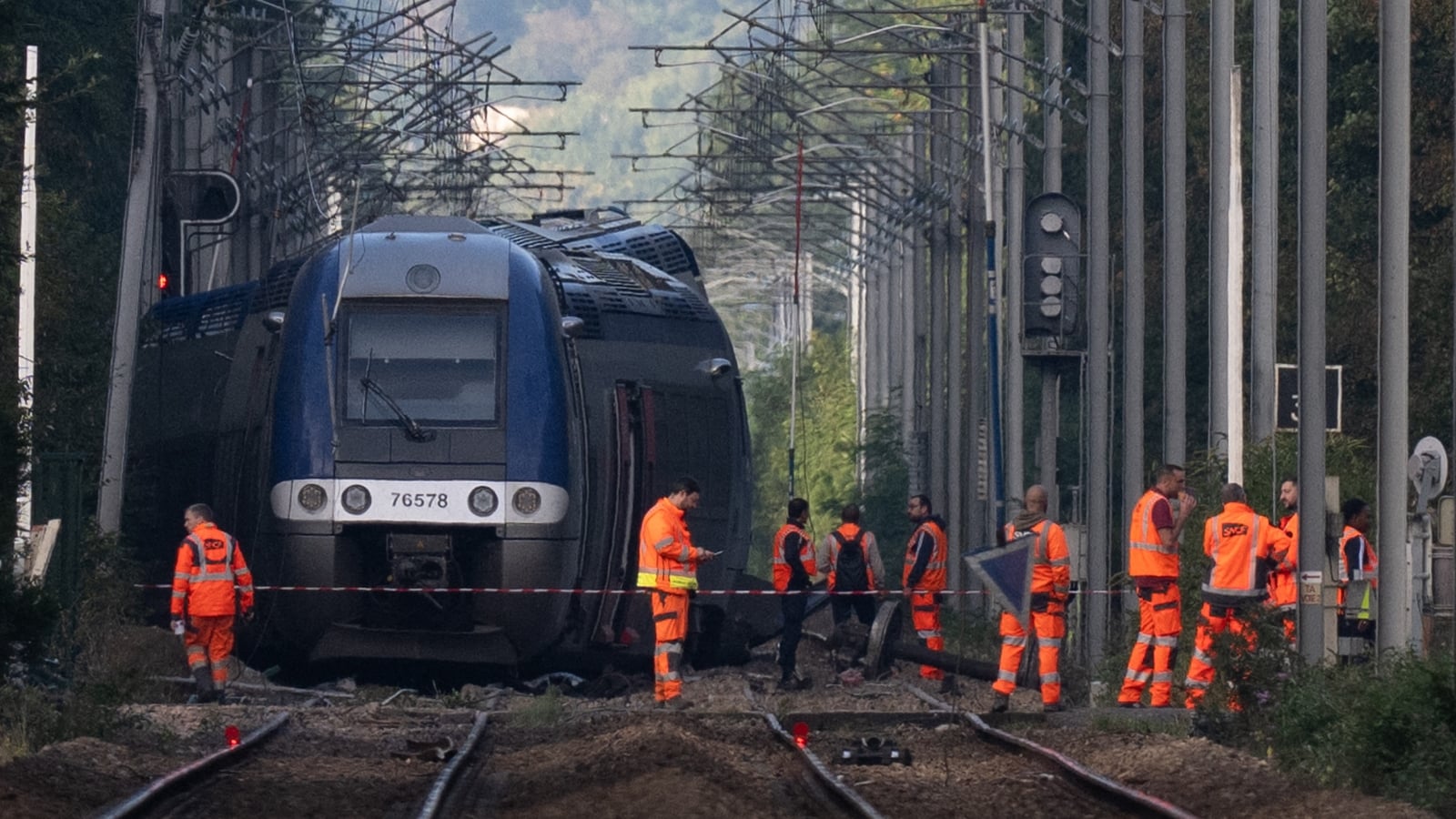 Sabotage suspected in French train derailment