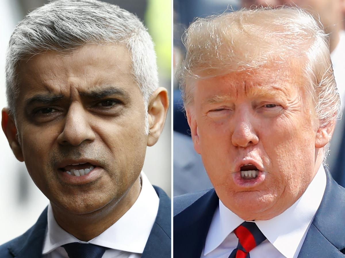 Sadiq Khan ‘living rent free’ in Donald Trump’s head as US President claims police fear parts of London
