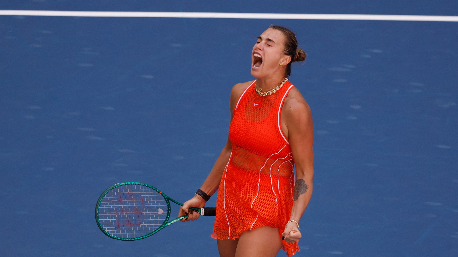 Screaming Aryna Sabalenka could LOSE world No1 ranking tomorrow despite coming through scare to keep US Open hopes alive