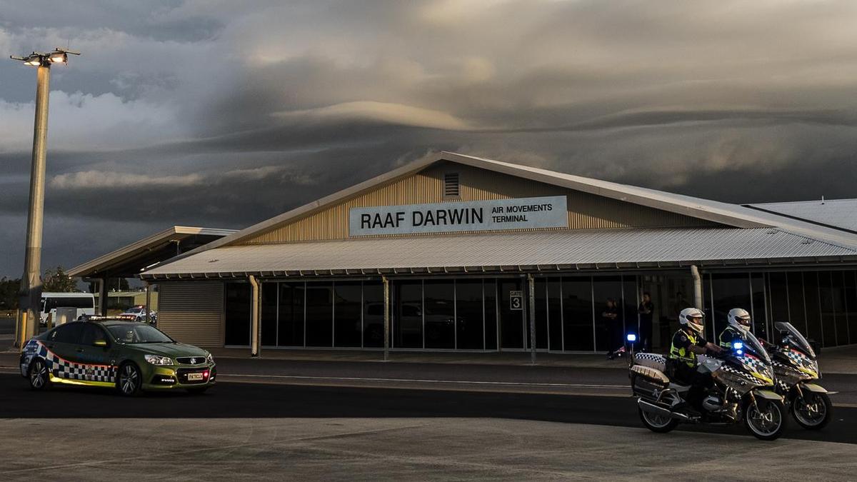 Search for car thief after RAAF base break in, assault