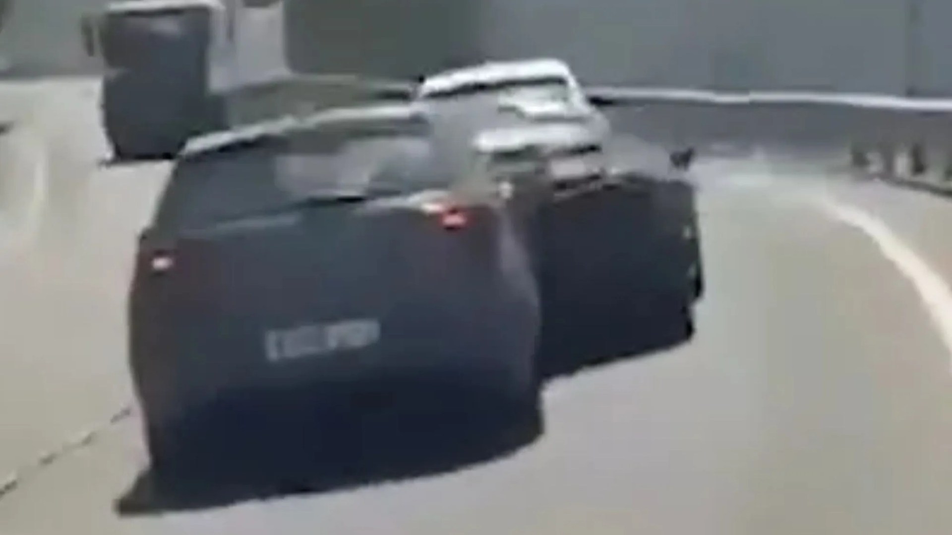 Shocking moment £3.3m Bugatti Tourbillon supercar is smashed into by £20k Volkswagen Polo during test drive