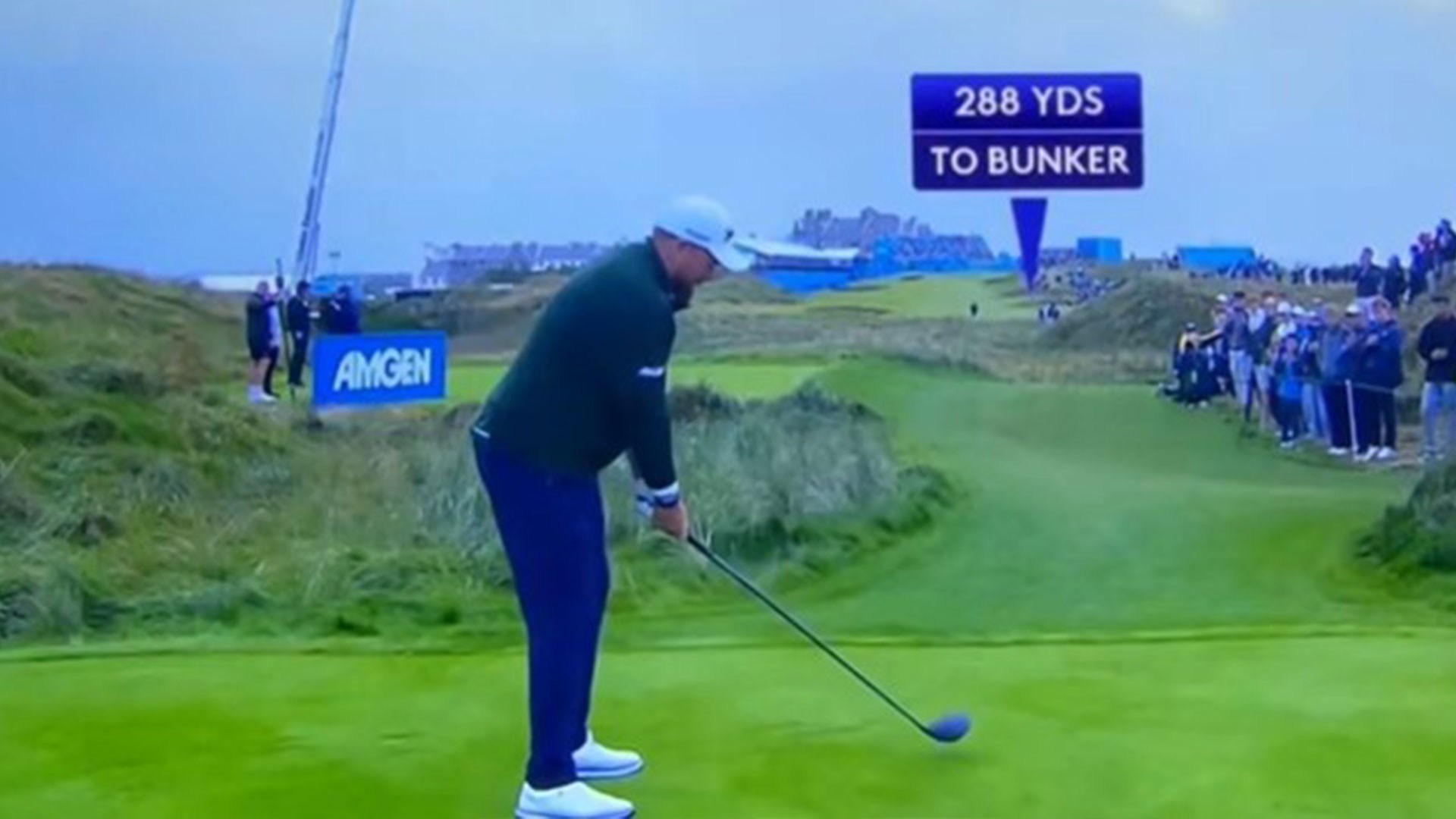 Shocking moment Shane Lowry says ‘they deserve to get hit’ after errant tee shot as Irish Open champ explains himself