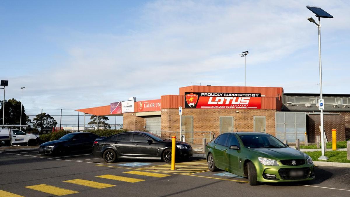 Shooter on run after man killed in soccer club car park