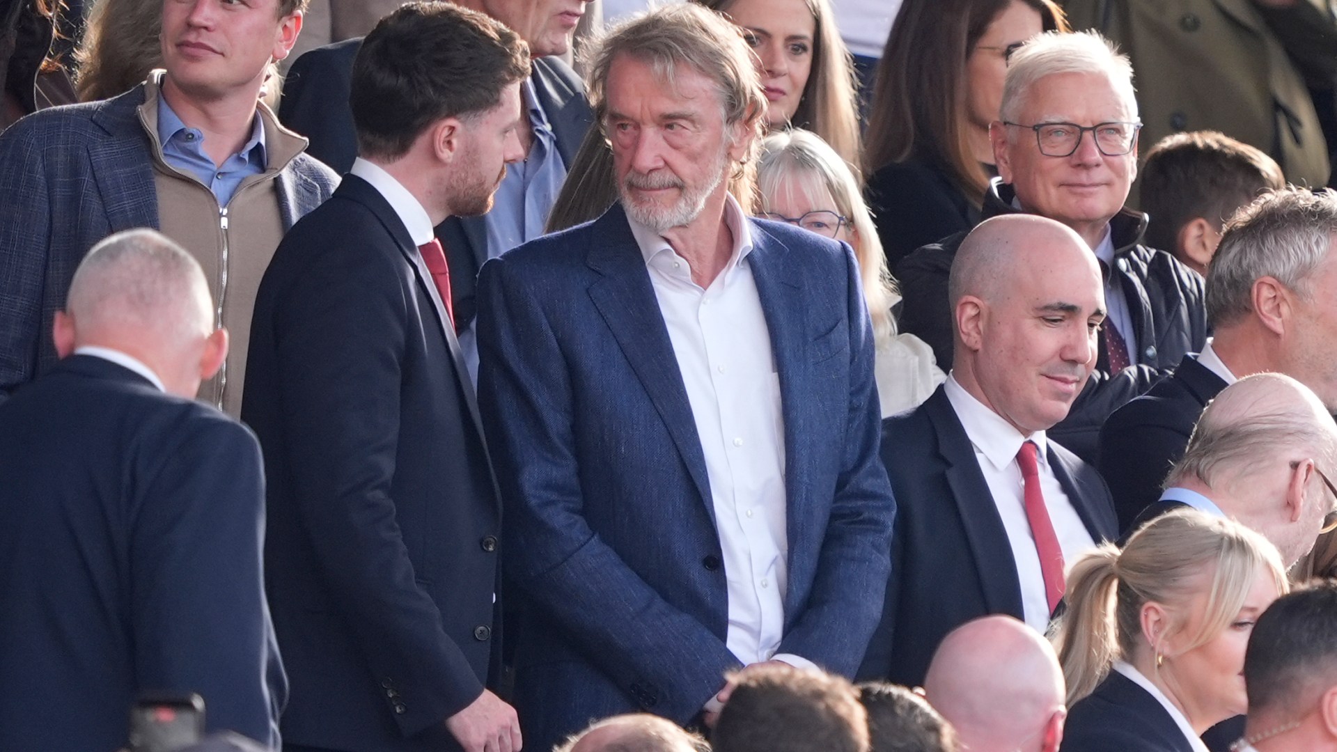 Sir Jim Ratcliffe sneaked into Old Trafford through back door for Man Utd vs Man City amid huge fan protest