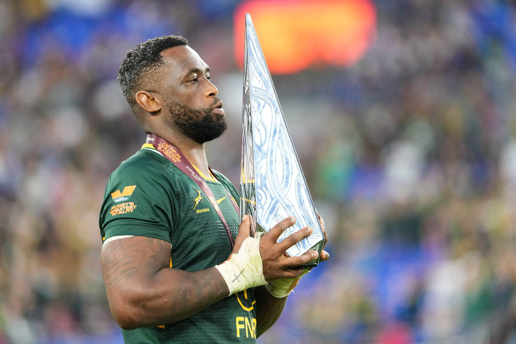 Siya Kolisi and Codie Taylor hoping US will take to rugby after Springboks seal Greatest Rivalry victory over All Blacks