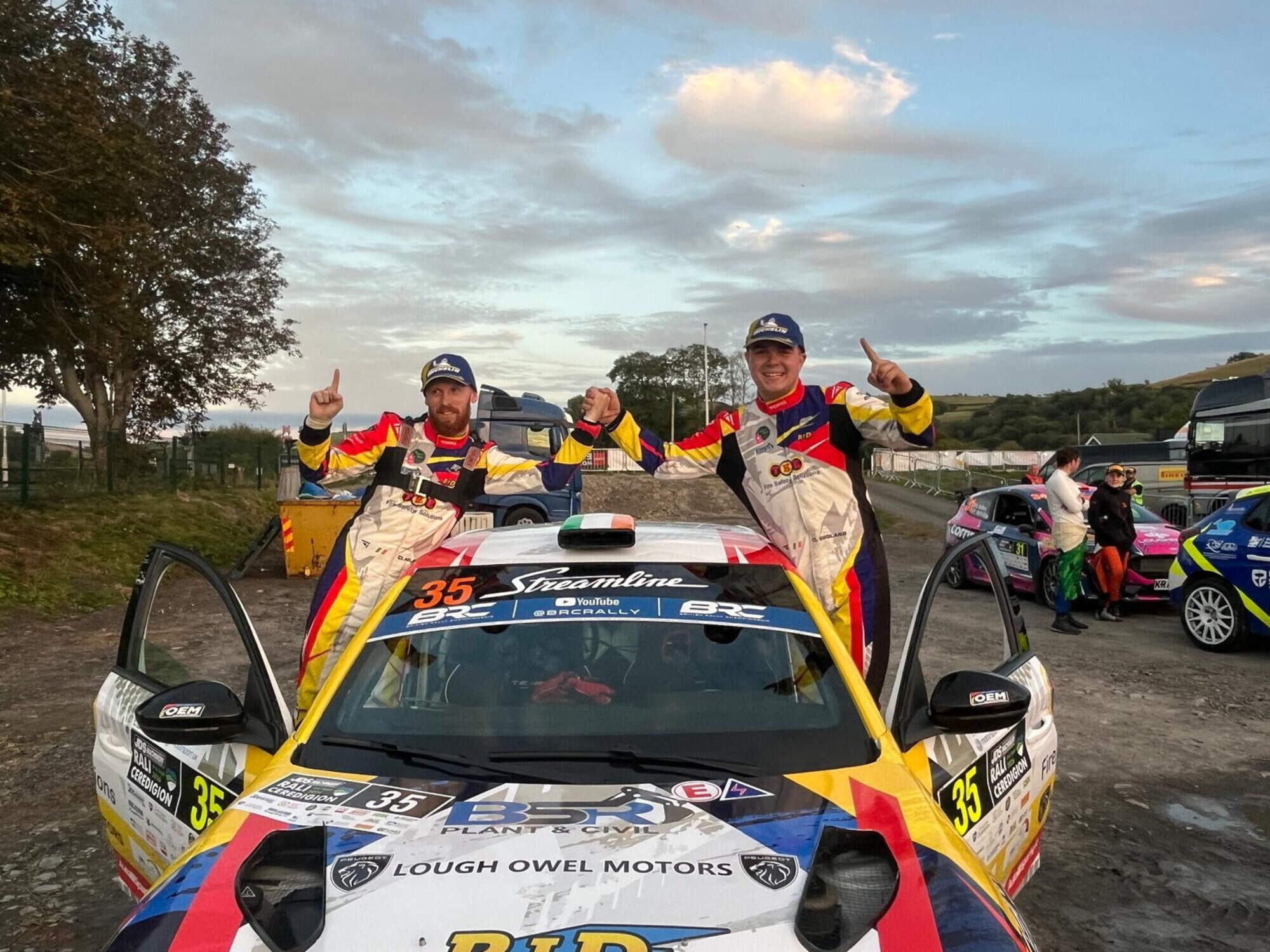 Sligo’s Darragh Mullen brings champion’s experience as Irish crew storm to Junior BRC victory in Wales