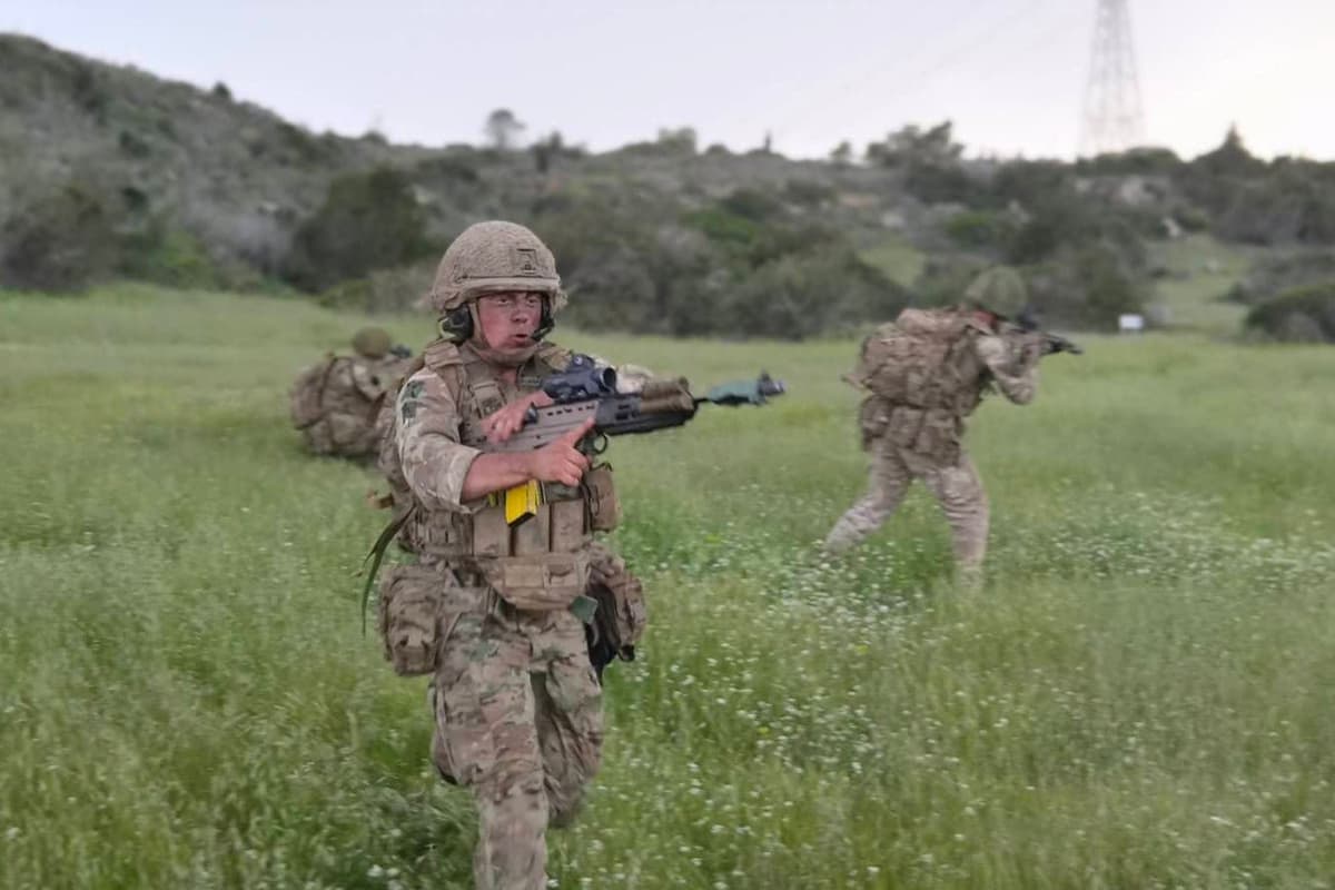 Soldiers from Scots battalions face off in Cyprus exercise
