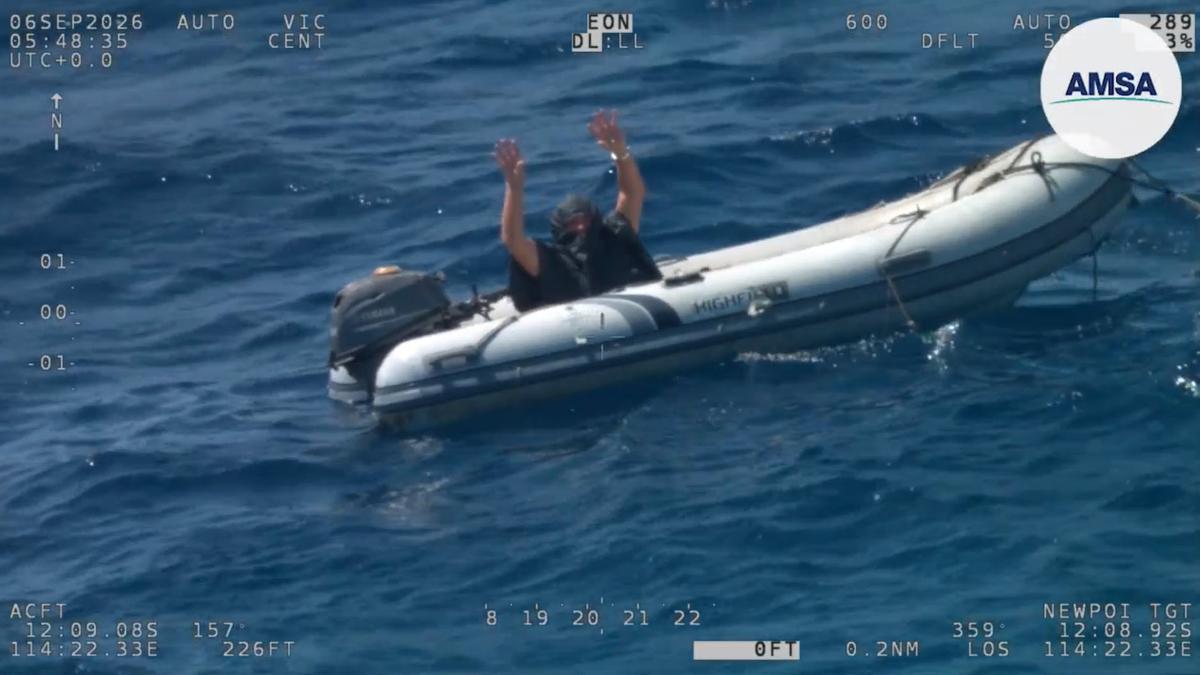Solo Canadian sailor attempting to sail from Darwin to Christmas Island found drifting far off WA coast