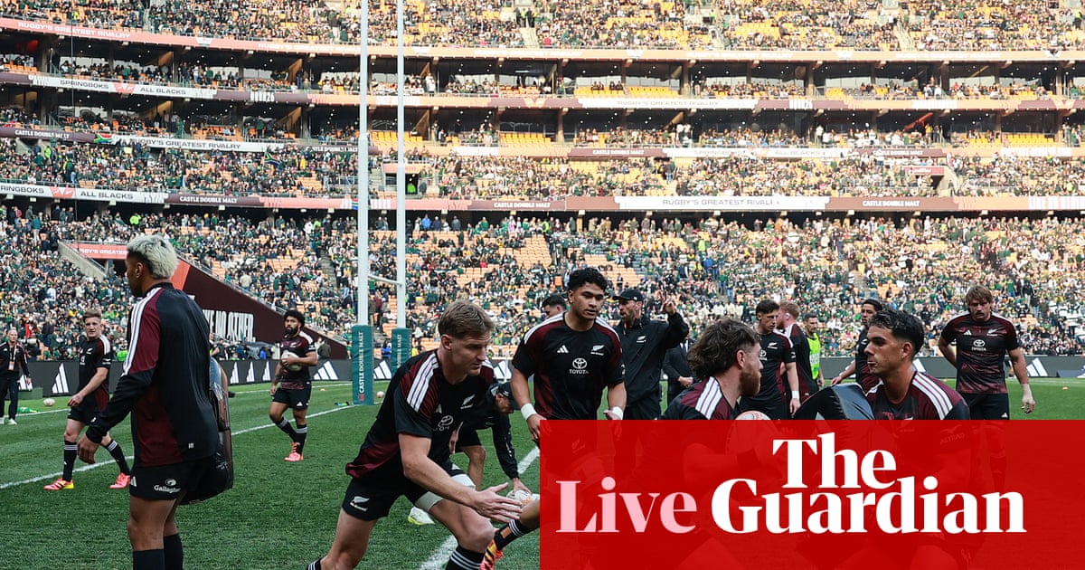 South Africa v New Zealand: rugby union third Test – live