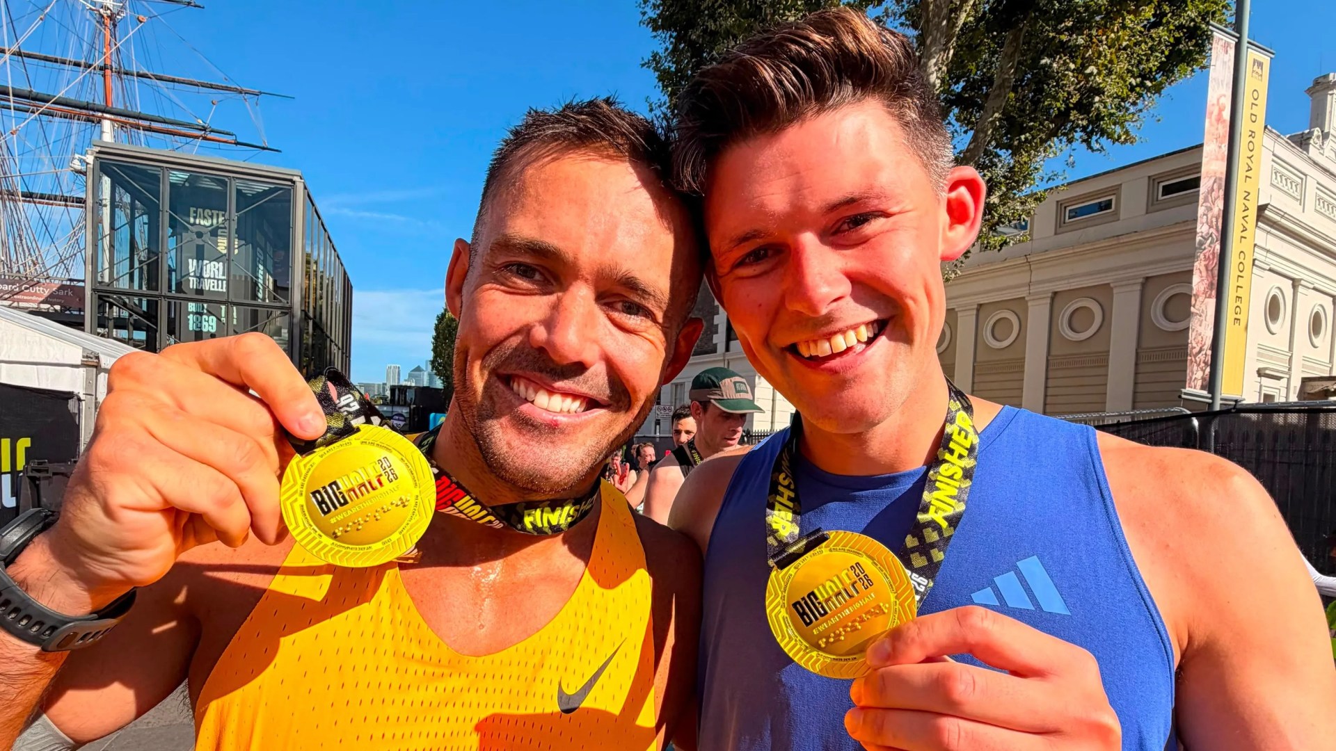 Spencer Matthews leaves five-day-old baby at home with wife Vogue Williams for London’s half-marathon