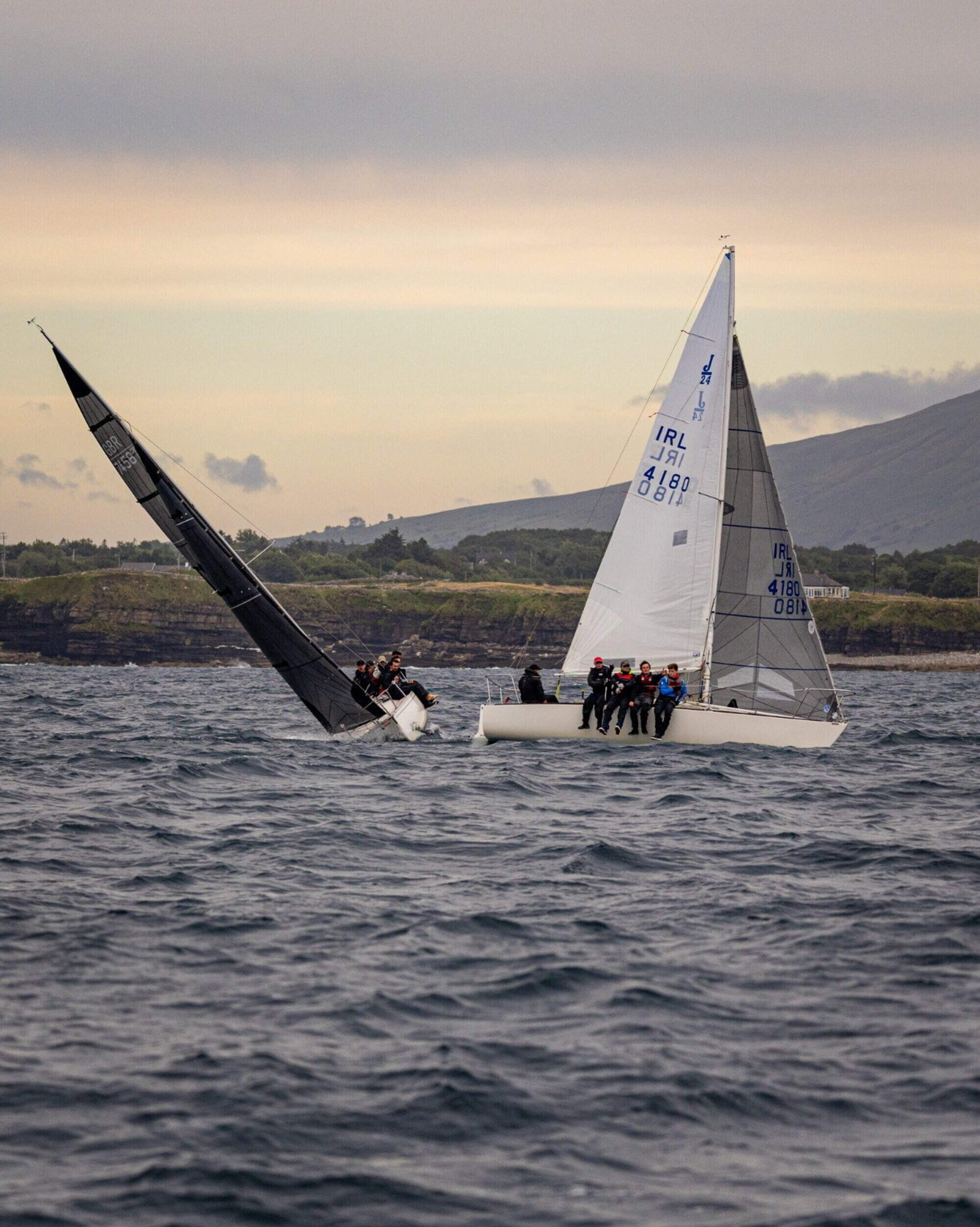 Strong winds and tight racing as eight boats and 60 sailors contest Mullaghmore Regatta on Donegal Bay