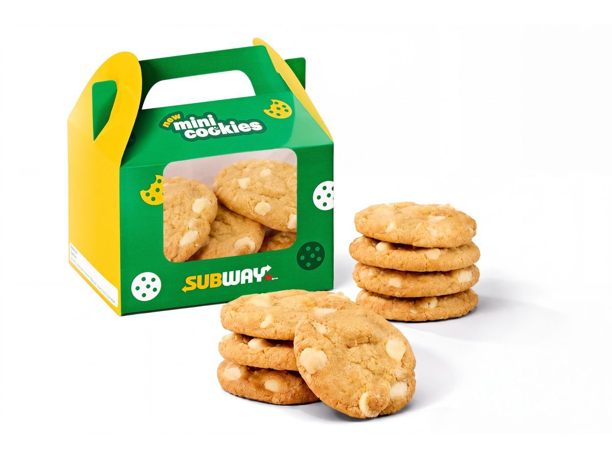 Subway® Canada Celebrates National Macadamia Nut Cookie Day with New Mini Cookie Boxes!