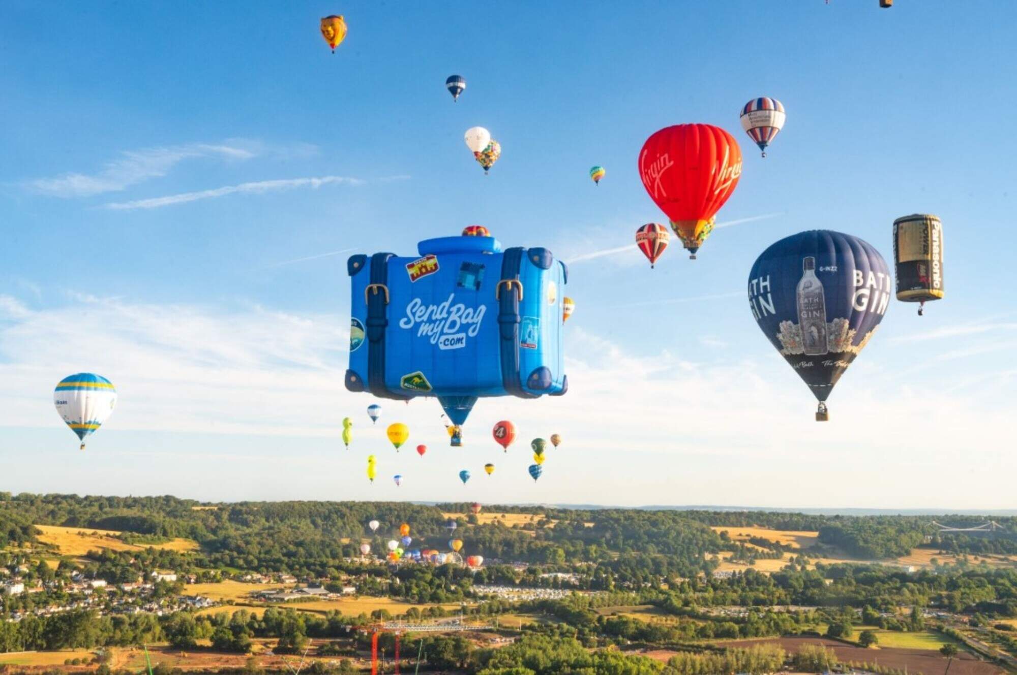 Suitcase-shaped hot air balloon to appear at Irish Hot Air Balloon Championships as part of world record bid