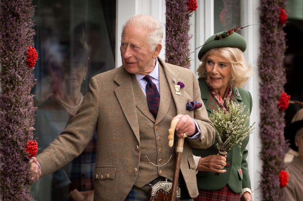 Sun breaks out to shine on King and Queen at Braemar Gathering