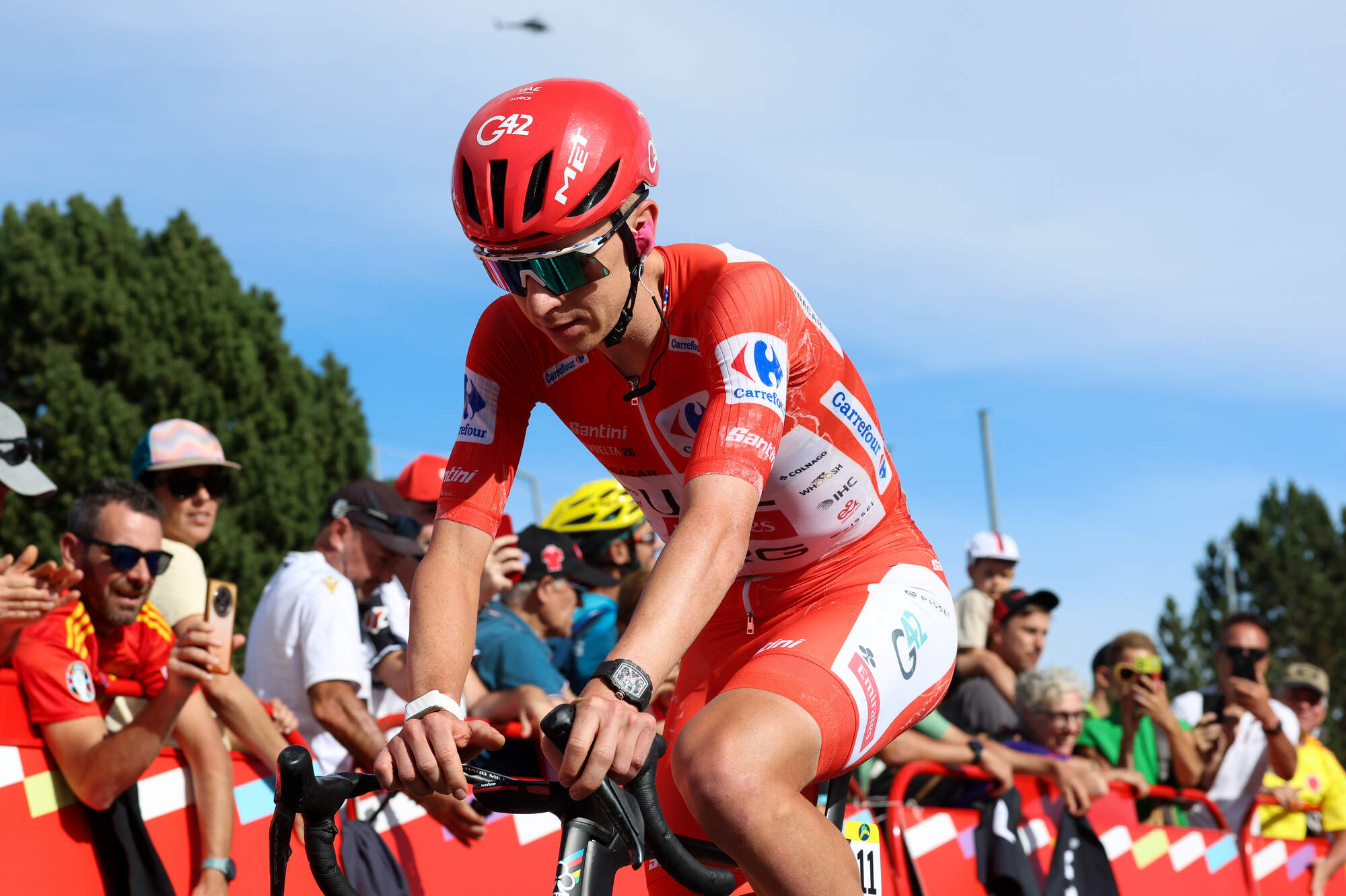 Tadej Pogacar undergoes ‘successful’ surgery after shock Vuelta crash