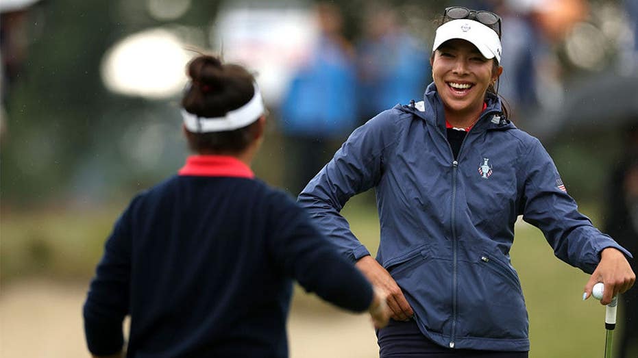 'Team Mom' Alison Lee completes largest comeback in Solheim Cup history for Team USA to cap off unbeaten week