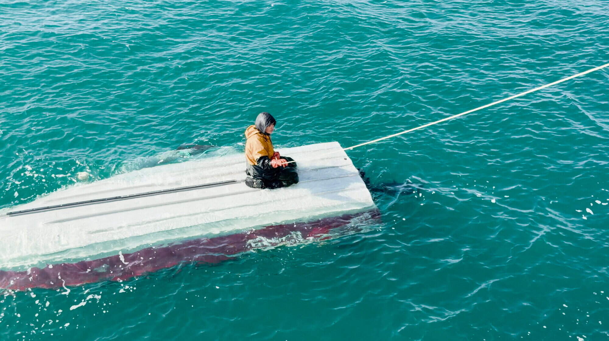Teenage boy rescued in Alaska after drifting for days on upturned boat
