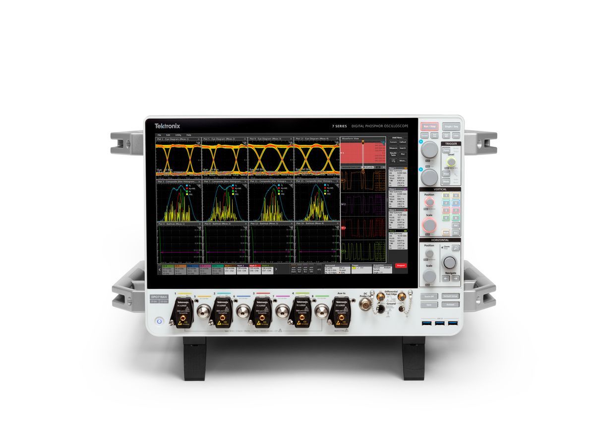 Tektronix introduces world’s first 8-channel, 25 GHz oscilloscope