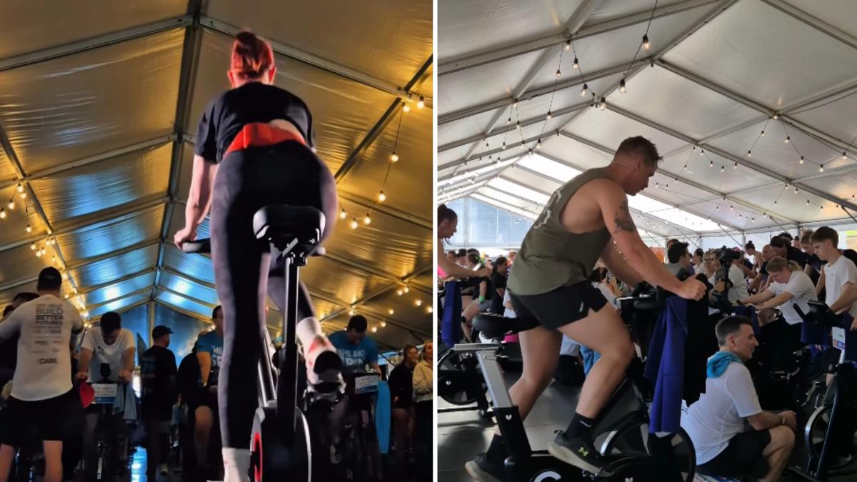 The Big Spin Sydney sees riders exercise for 12 hours for Ronald McDonald House