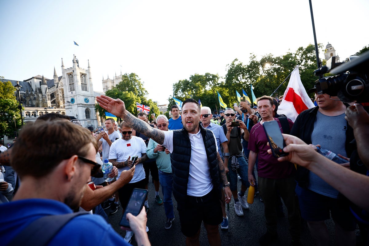The Tommy Robinson associate behind Portsmouth and Dover anti-migrant protests