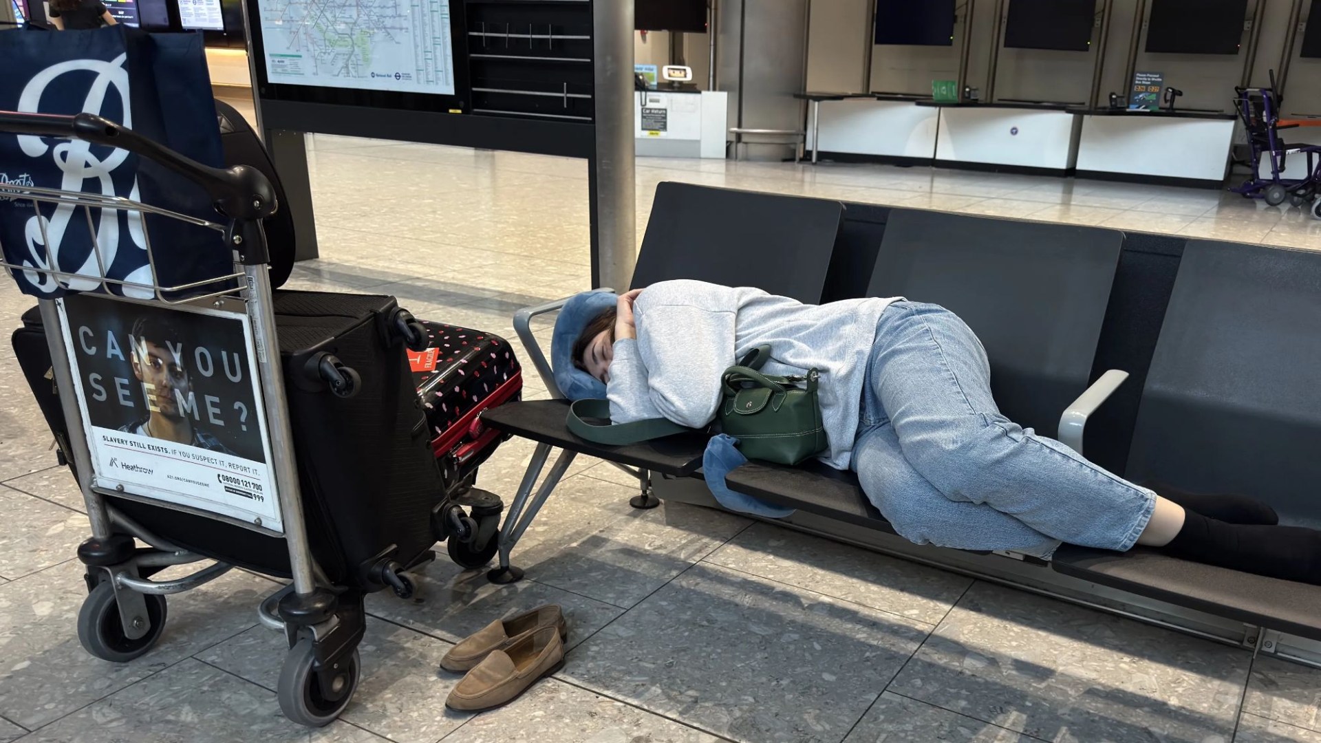 Thousands more passengers face disruption at UK airports as dozens more flights grounded on 3rd day of tech glitch chaos