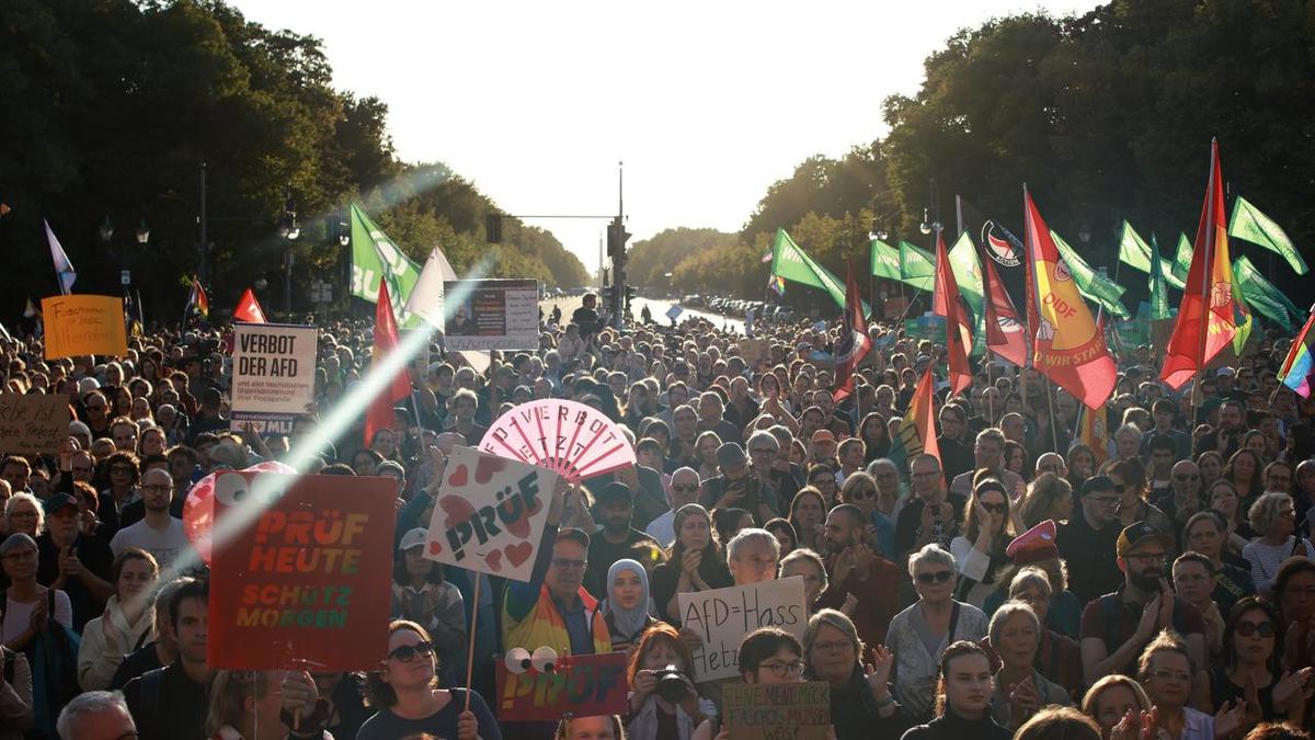 Thousands protest across Germany against far-right AfD