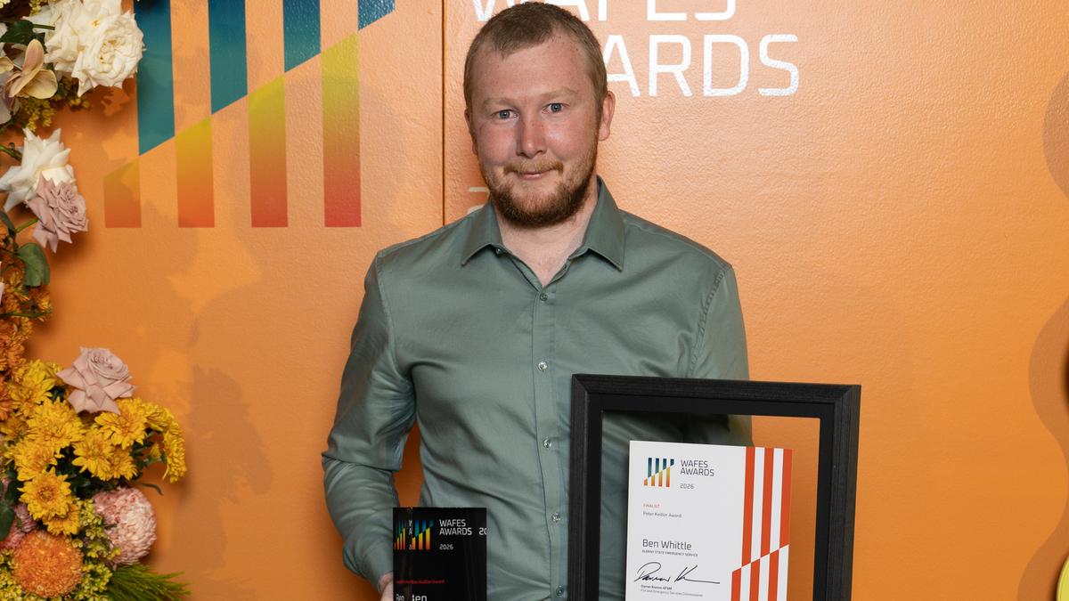 Top honour for individual SES volunteer, the Peter Keillor award, goes to Albany SES’ Ben Whittle