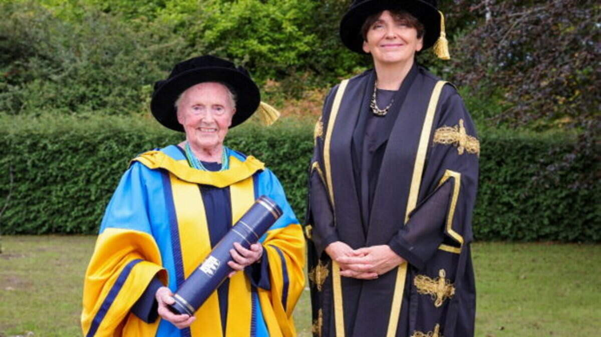 Trailblazing Wexford scientist honoured by UCD - ‘Make sure you enjoy life along the way’