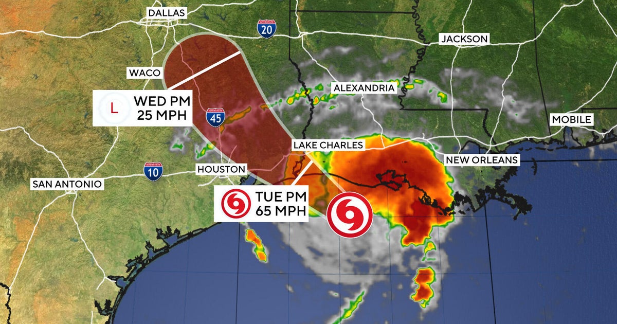 Tropical Storm Edouard strengthens as it nears Louisiana, Texas coasts