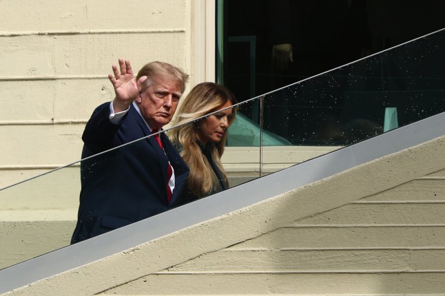 Trump awkwardly addresses Melania’s absence in Ireland
