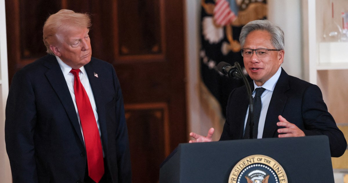 Trump calls Nvidia CEO to talk AI — and gets put on speakerphone in all-hands meeting