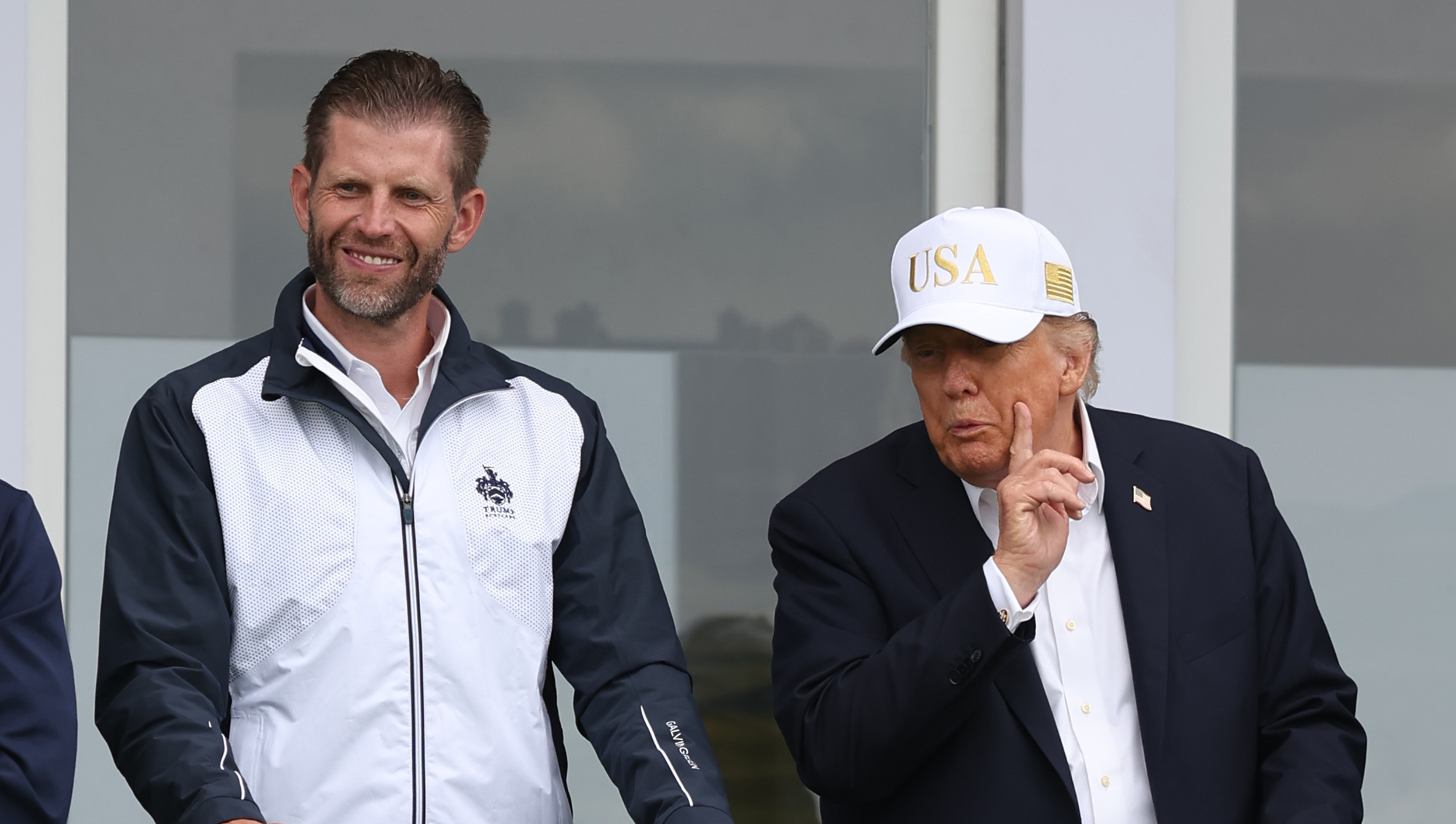 Trump continues Irish visit at Irish Open