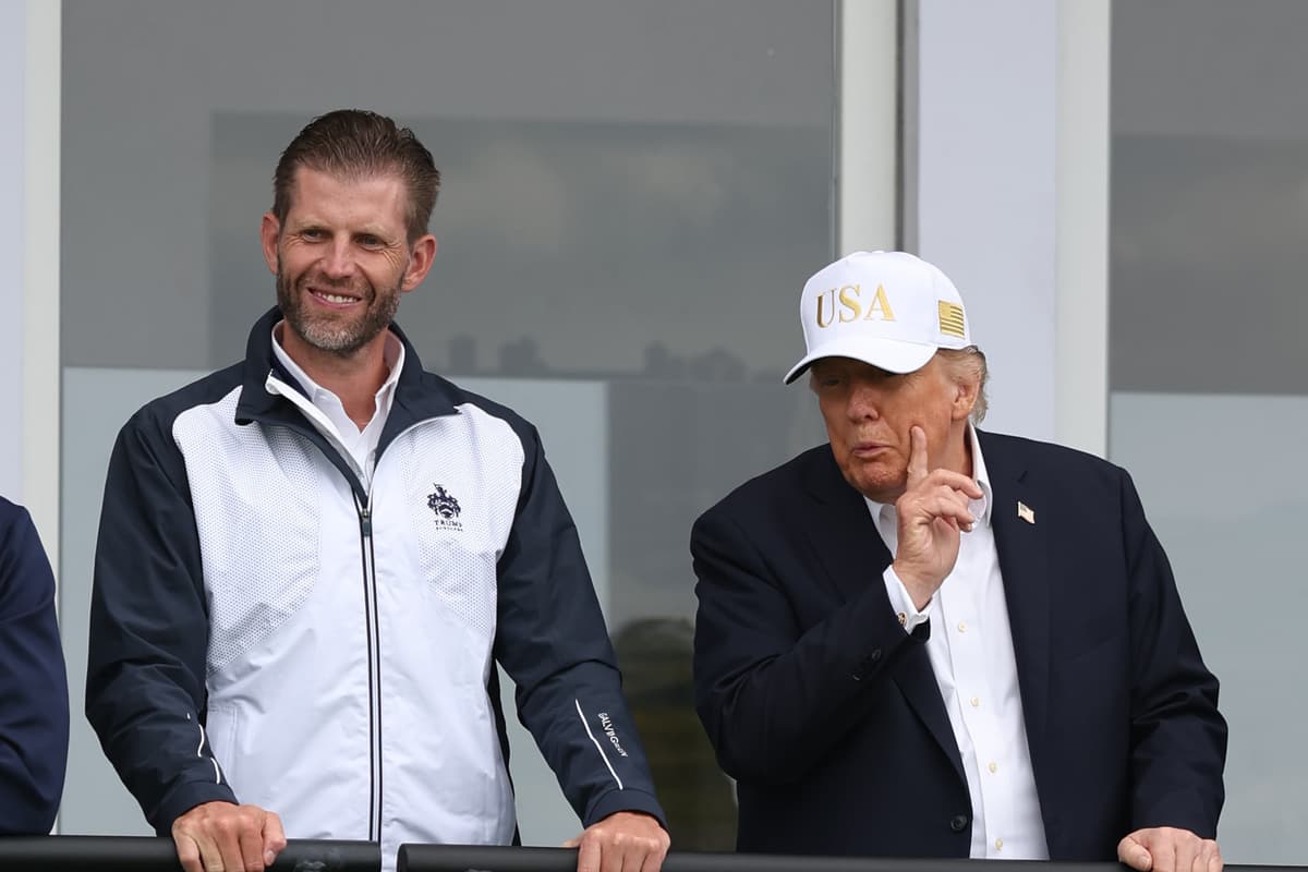 Trump continues Irish visit at golf tournament