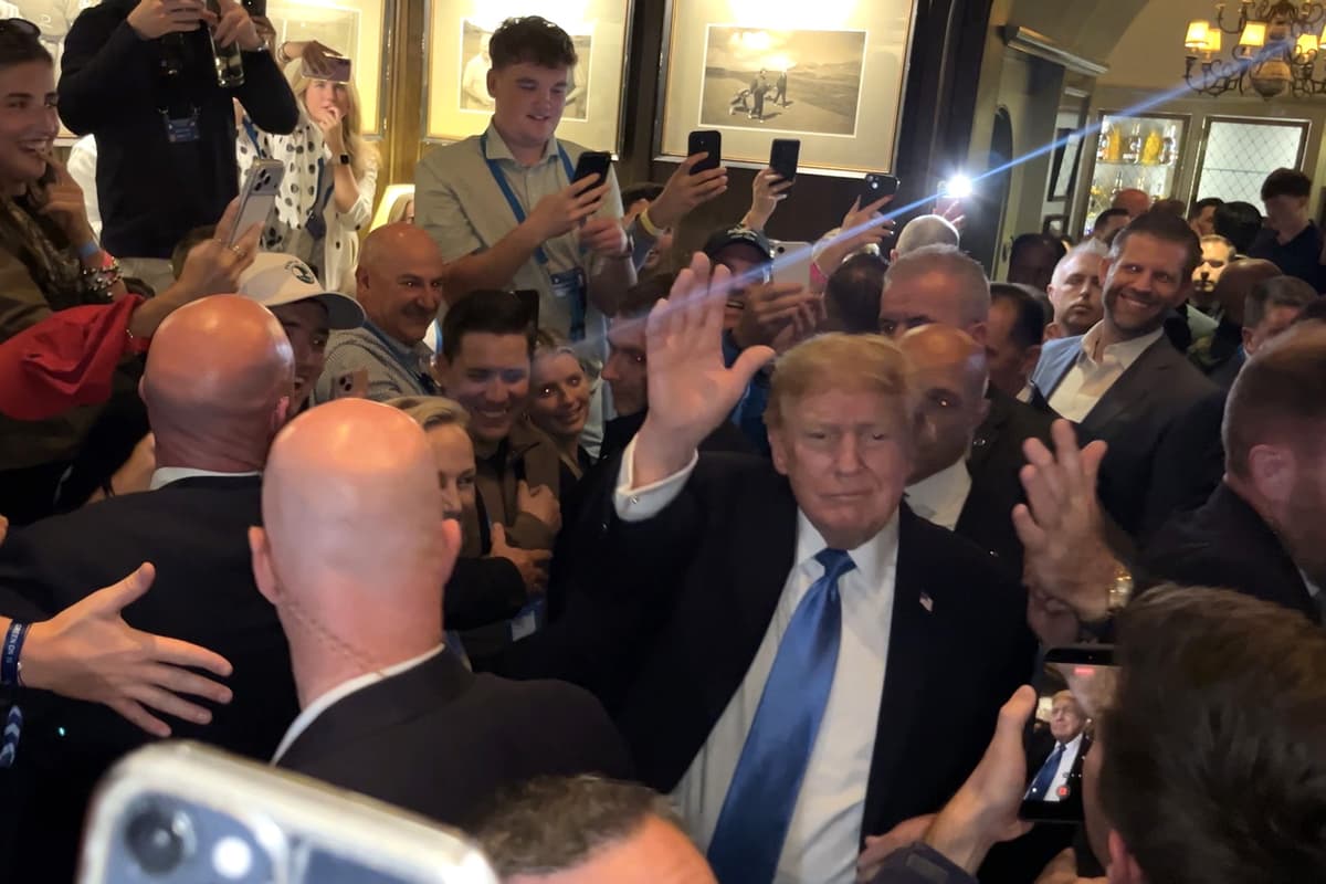 Trump continues visit to Ireland amid row over Irish unity remarks