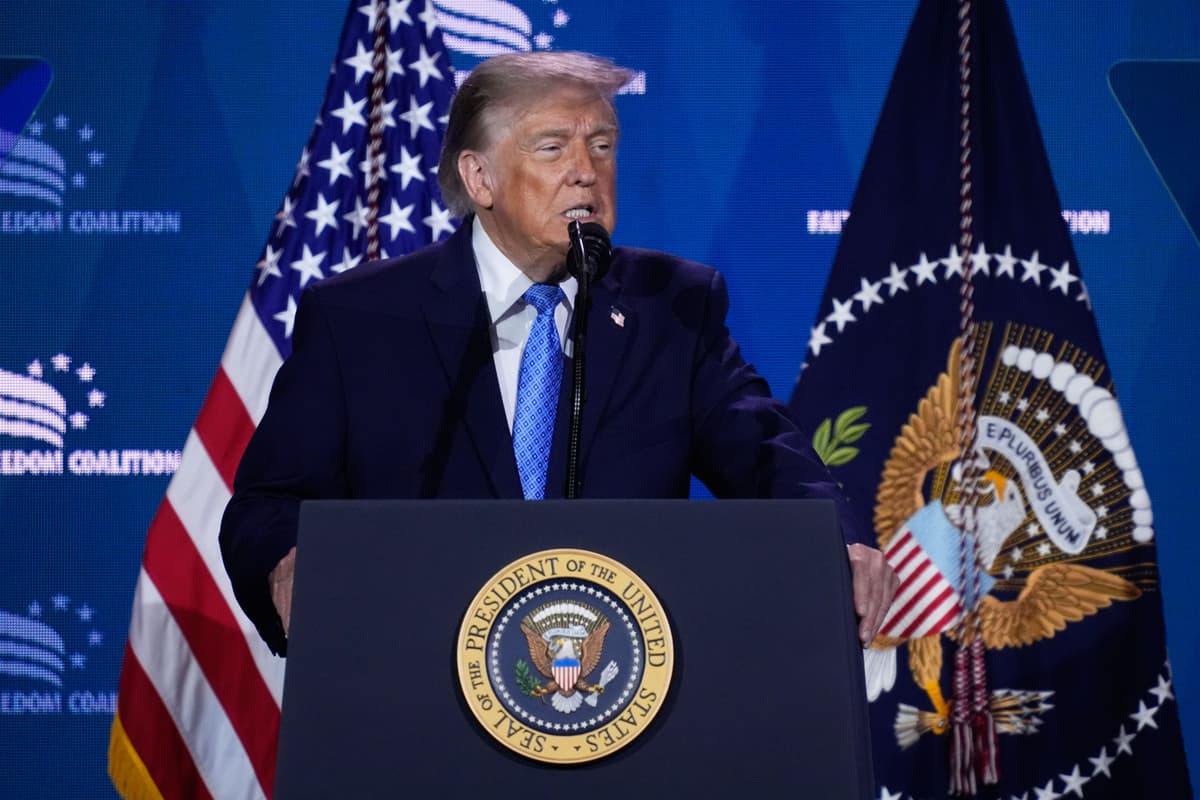 Trump hints he would not back UK over Falklands, citing lack of Iran support
