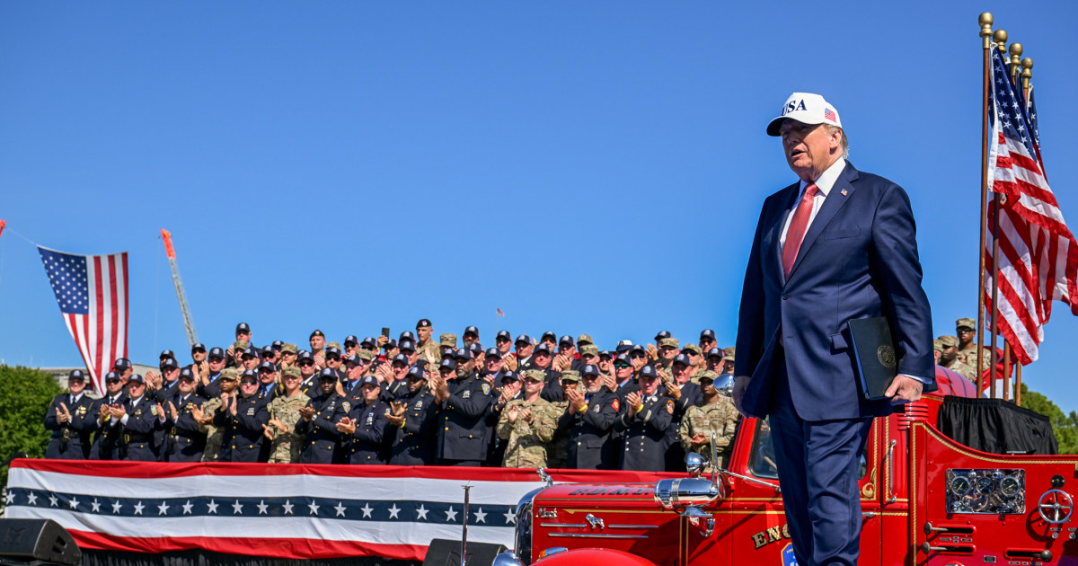 Trump says firefighters near ground zero carried him to safety ‘right after’ 9/11 attacks