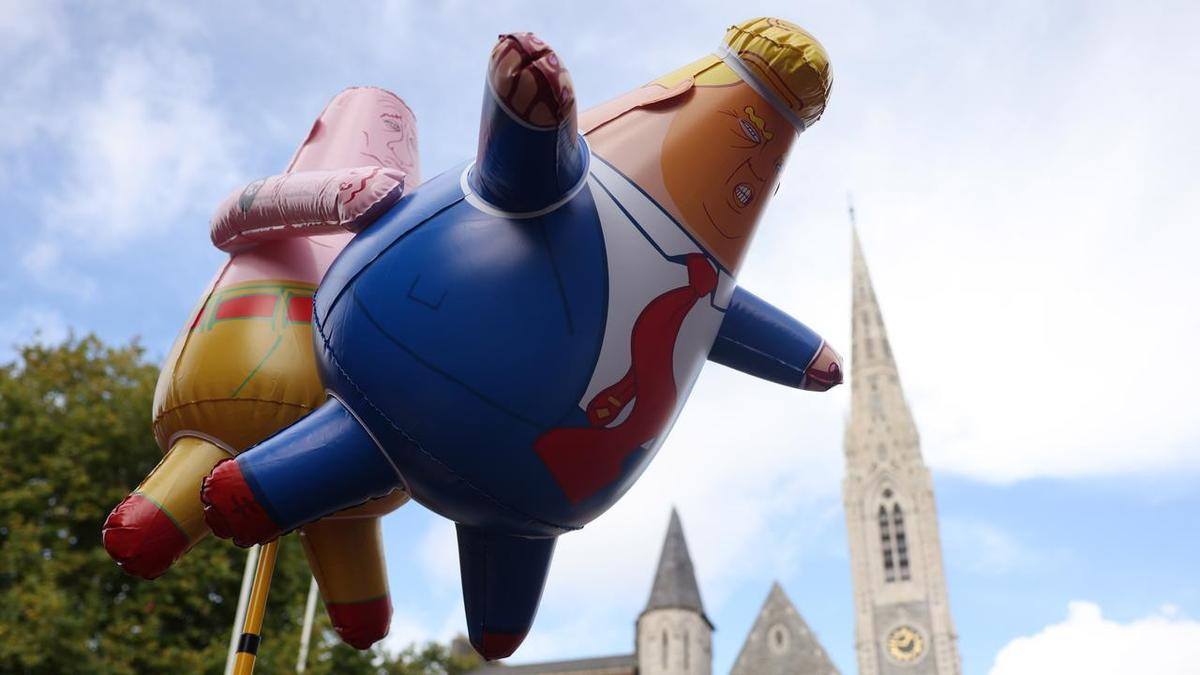 Trump triggers row by backing a united Ireland