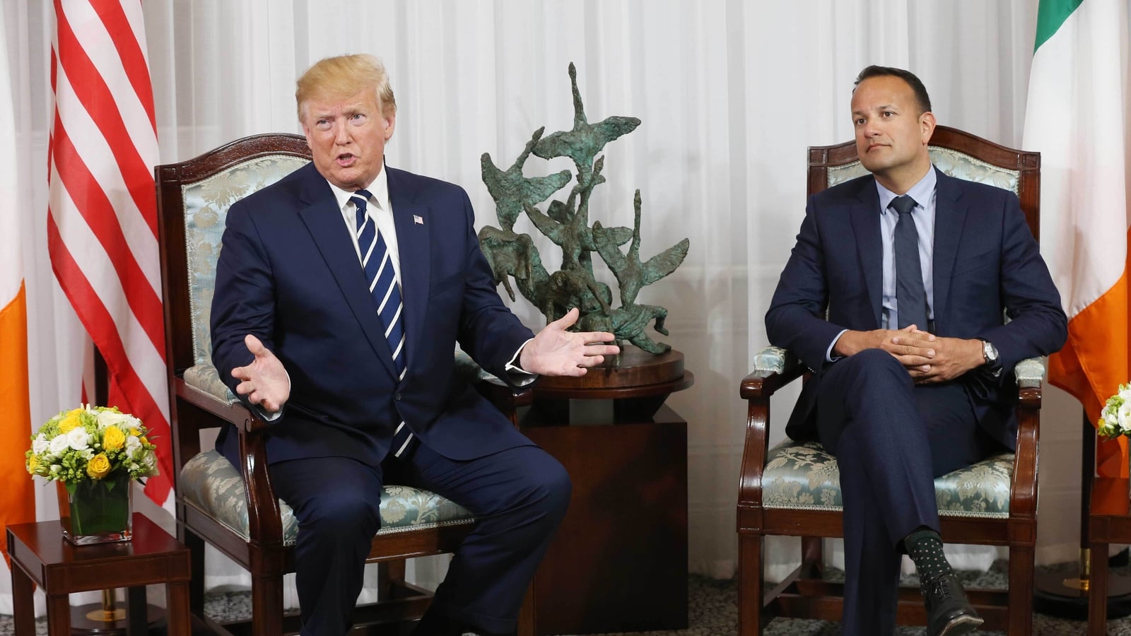 Trump visit a diplomatic high-wire act for Government