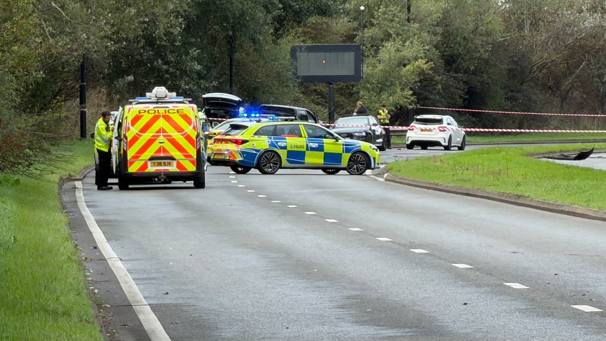 Two killed & four seriously injured after car ploughs into pedestrians before head-on crash with two other vehicles