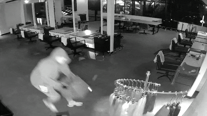 Two masked thieves broke into a salon. What they were after wasn’t cash
