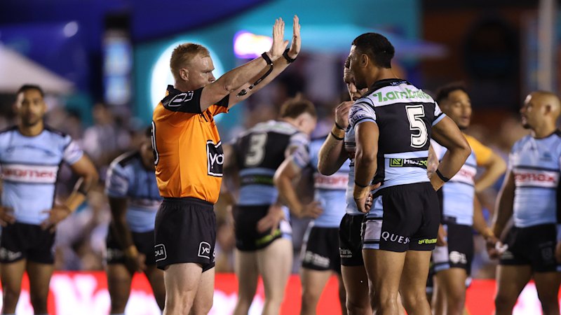 Two sin bins and a last-minute match-winner: Cronulla’s season continues to slip