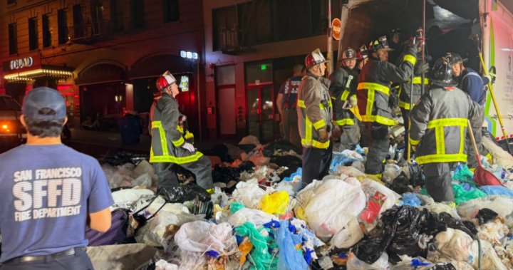 U.S. man rescued after getting stuck inside garbage truck