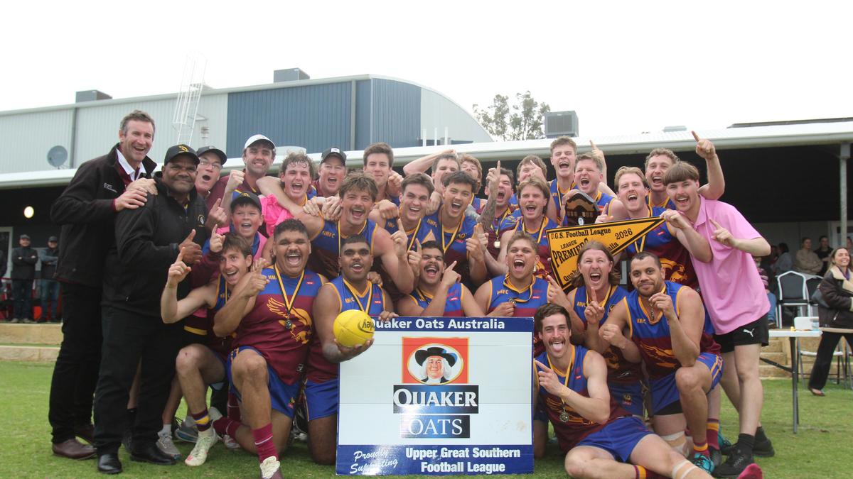 UGSFL 2026: Narrogin Hawks break 11-year premiership drought after holding off brave Wickepin in epic ending