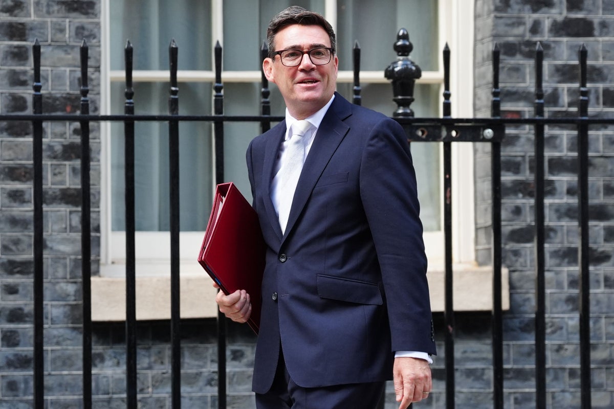 UK politics live: Burnham warned he will have to raise taxes on middle classes to fund defence spending