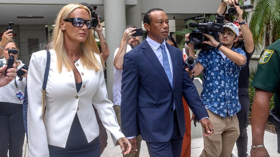Vanessa Trump joins Tiger Woods at Florida courthouse as he strikes plea agreement in rollover crash case