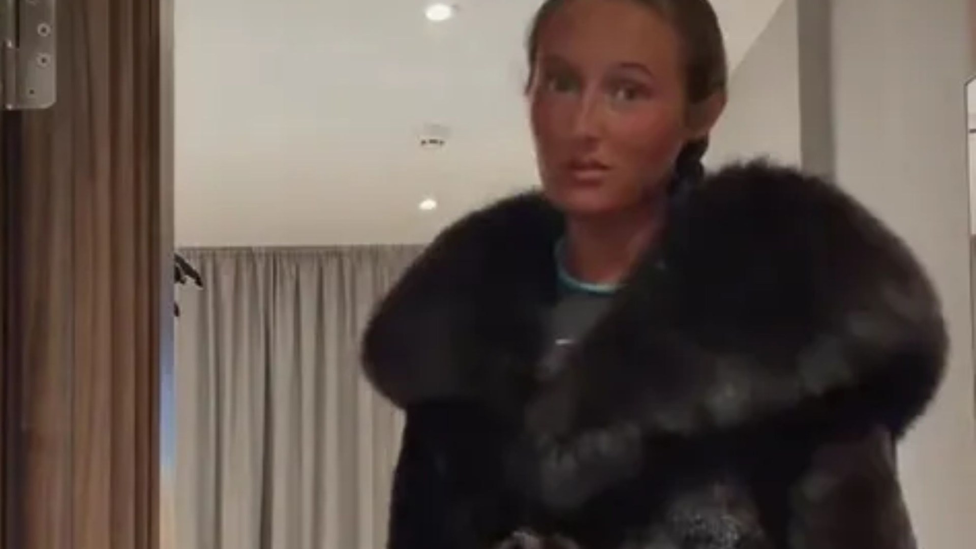 Venezuela Fury shows off brand-new REAL fur coat months after fans threatened to boycott her over controversial fashion 