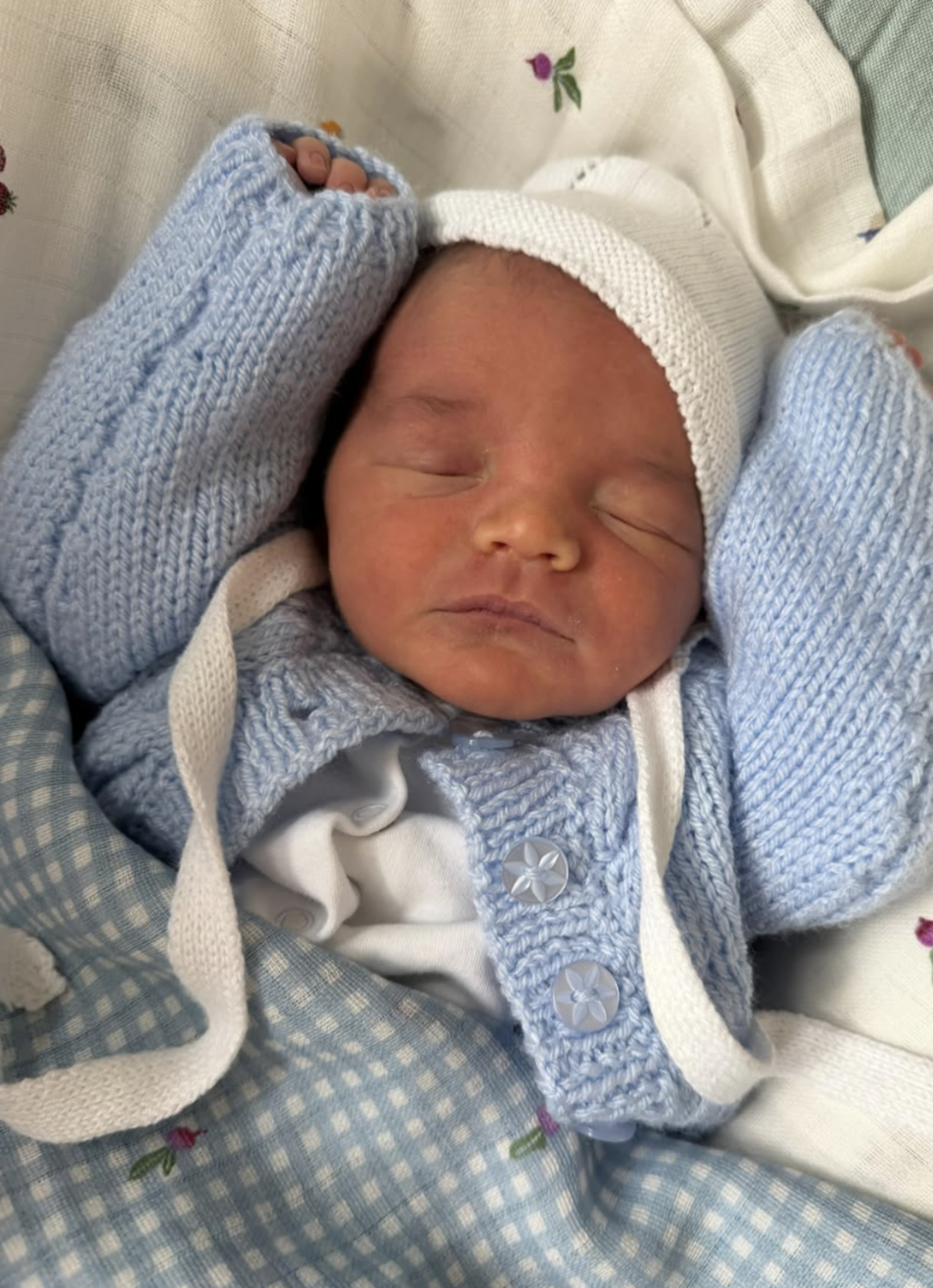 Vogue Willams reveals name and first photo of baby with husband Spencer Matthews