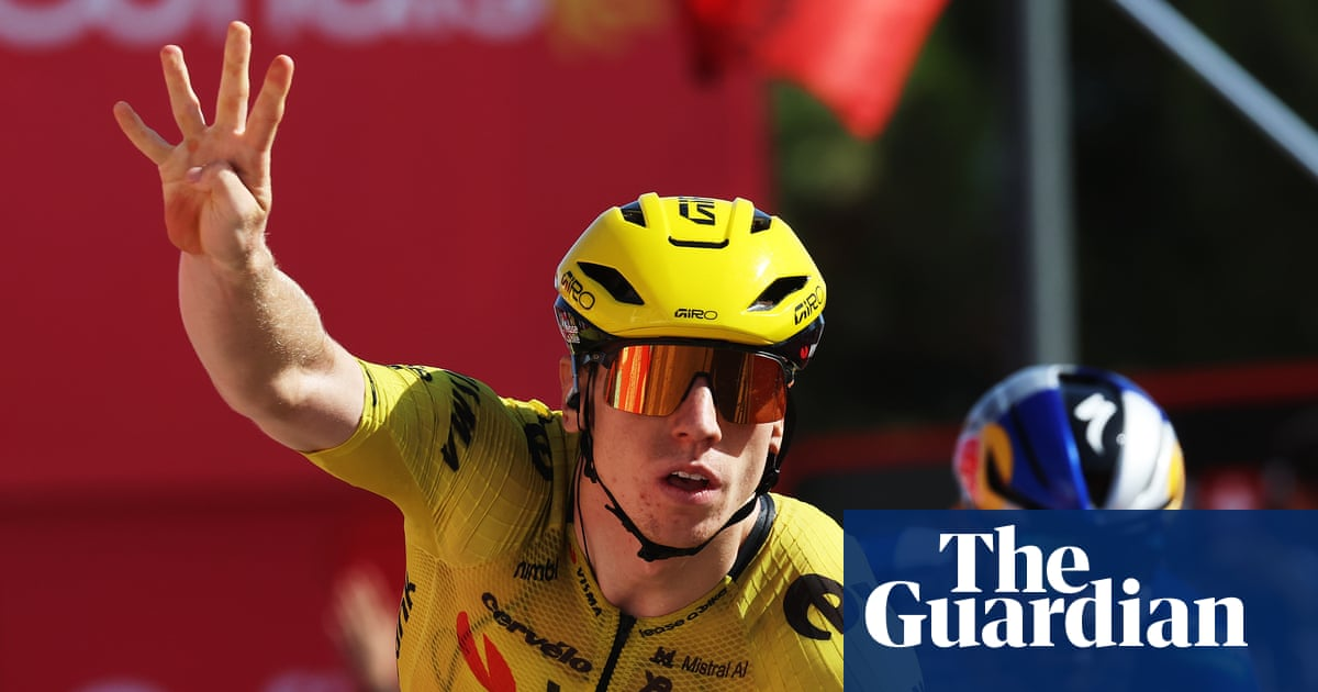 Vuelta a España: Matthew Brennan follows Van Aert’s lead to complete four-timer